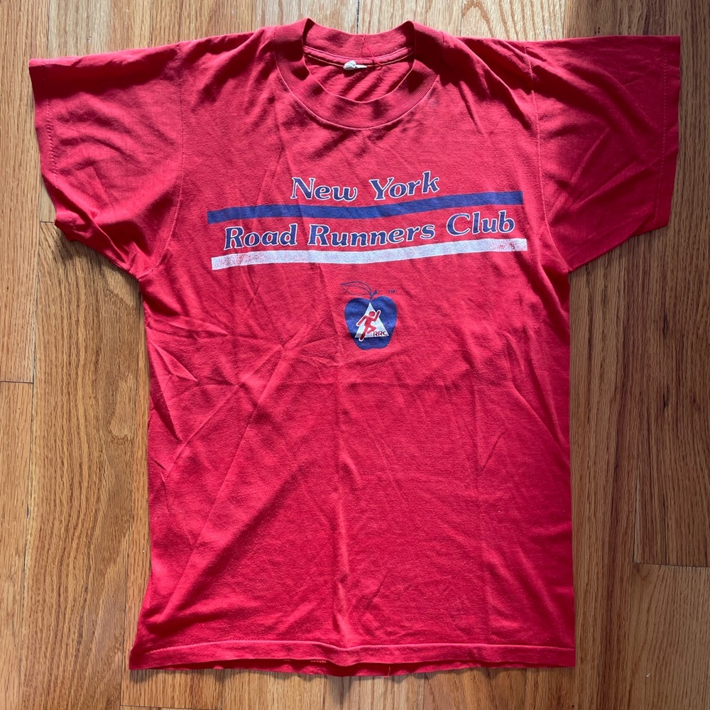 Vintage Red New York Road Runners Club T-Shirt